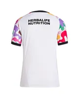 Women's adidas White La Galaxy 2023 Pride Pre-Match Top