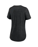 Women's Nike Heather Black Atlanta Falcons Local Fashion Tri-Blend T-shirt