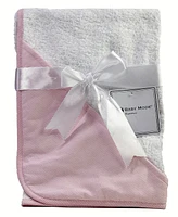 Baby Mode Signature Baby Girls Towel, Washcloth, and Toys, 9 Piece Set