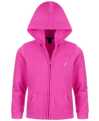 Nautica Little Girls Zip-Up Fleece Hoodie