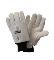 RefrigiWear Men's Fleece Lined Insulated Leather Gloves