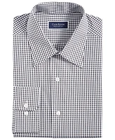 Club Room Men's Regular Fit Check Dress Shirt, Created for Macy's