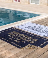 Brooks Brothers Bb Logo Turkish Cotton Beach Towel, 40" x 71"