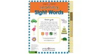 Wipe Clean- Learning Sight Words- Includes a Wipe