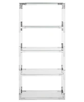 Safavieh Hayley 62" Acrylic Bookshelf