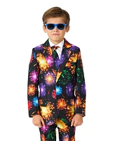 Suitmeister Big Boys Fireworks Button Closure Suit Set