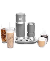 Mr. Coffee 4-in-1 Single-Serve Latte Lux, Iced Hot Coffee Maker with Milk Frother