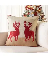 Safavieh Holiday Reindeer Pillow