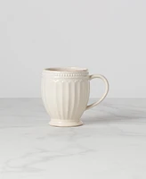 Lenox French Perle Groove Mugs, Set Of 4