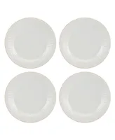 Lenox French Perle Groove Dinner Plates, Set Of 4