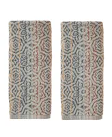 Skl Home Rhapsody Cotton 2 Piece Hand Towel Set, 26" x 16"