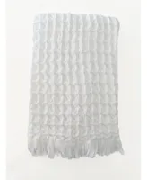 White Turkish Cotton Waffle Hand Towel- Set of 2