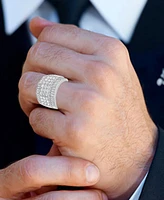 Men's Diamond Multi-Cluster Ring (3 ct. t.w.) 10k Yellow, White or Rose Gold
