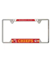 Wincraft Kansas City Chiefs Chrome Plated Metal License Plate Frame