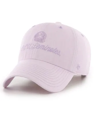 Women's '47 Brand Purple Florida State Seminoles Haze Clean Up Adjustable Hat