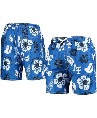 Men's Wes & Willy Royal Air Force Falcons Floral Volley Swim Trunks