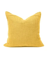 Millihome Wendy Button Whip Stitch Decorative Pillow, 20" x 20"