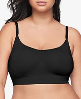 Warners Easy Does It Dig-Free Comfort Band with Seamless Stretch Wireless Lightly Lined Convertible Bra RM0911A