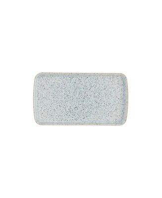 Denby Halo Speckle Rectangular Plate