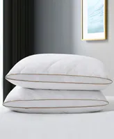 Unikome 100% Cotton Medium Support Feather Down 2-Pack Pillow