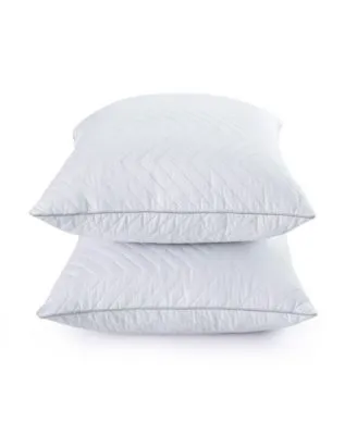Unikome Wave Quilted Down Feather 2 Pack Insert Pillows