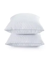 Unikome Wave Quilted Down Feather 2 Pack Insert Pillows