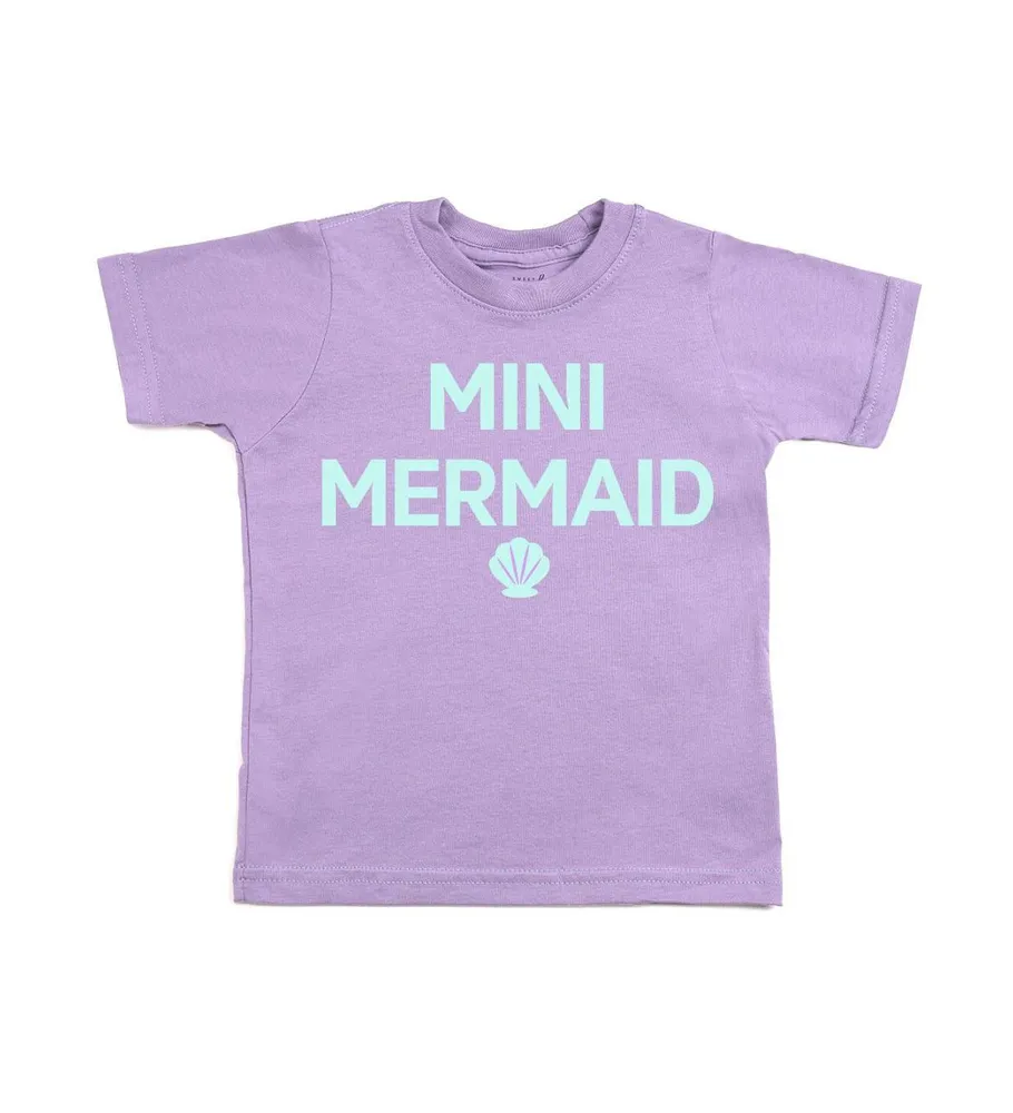Little and Big Girls Mini Mermaid T-Shirt