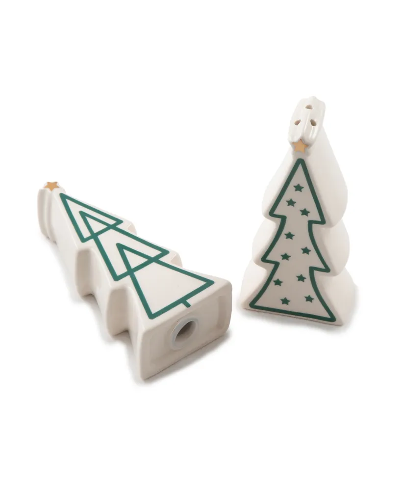 Thirstystone Christmas Tree Salt and Pepper Shakers, Set of 2