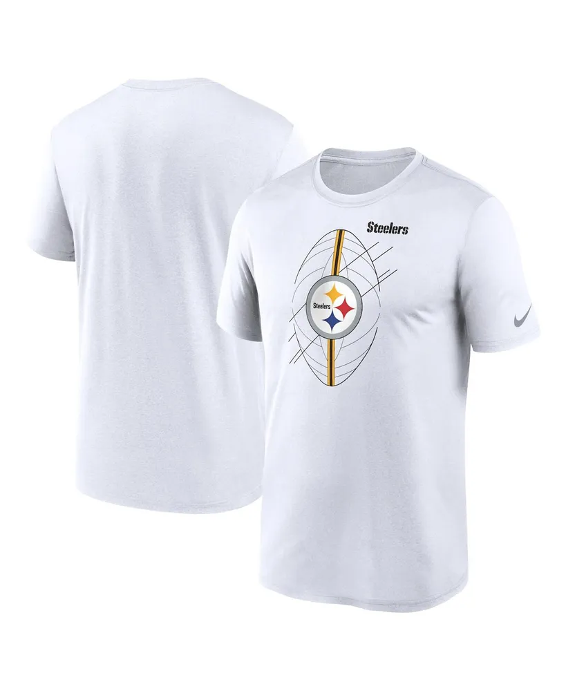 Men's Nike Gold Pittsburgh Steelers Legend Logo Performance T-Shirt Size: Medium