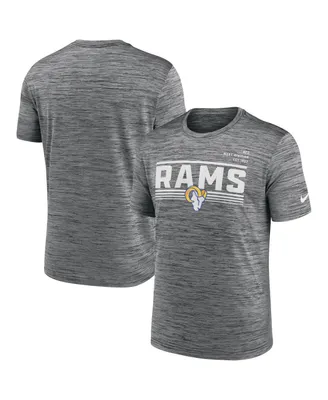 Men's Nike Gray Los Angeles Rams Yardline Velocity Performance T-shirt