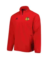 Men's adidas Red Chicago Blackhawks Cold.rdy Quarter-Zip Jacket