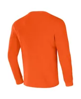 Men's Nfl x Darius Rucker Collection by Fanatics Orange Denver Broncos Long Sleeve Thermal T-shirt