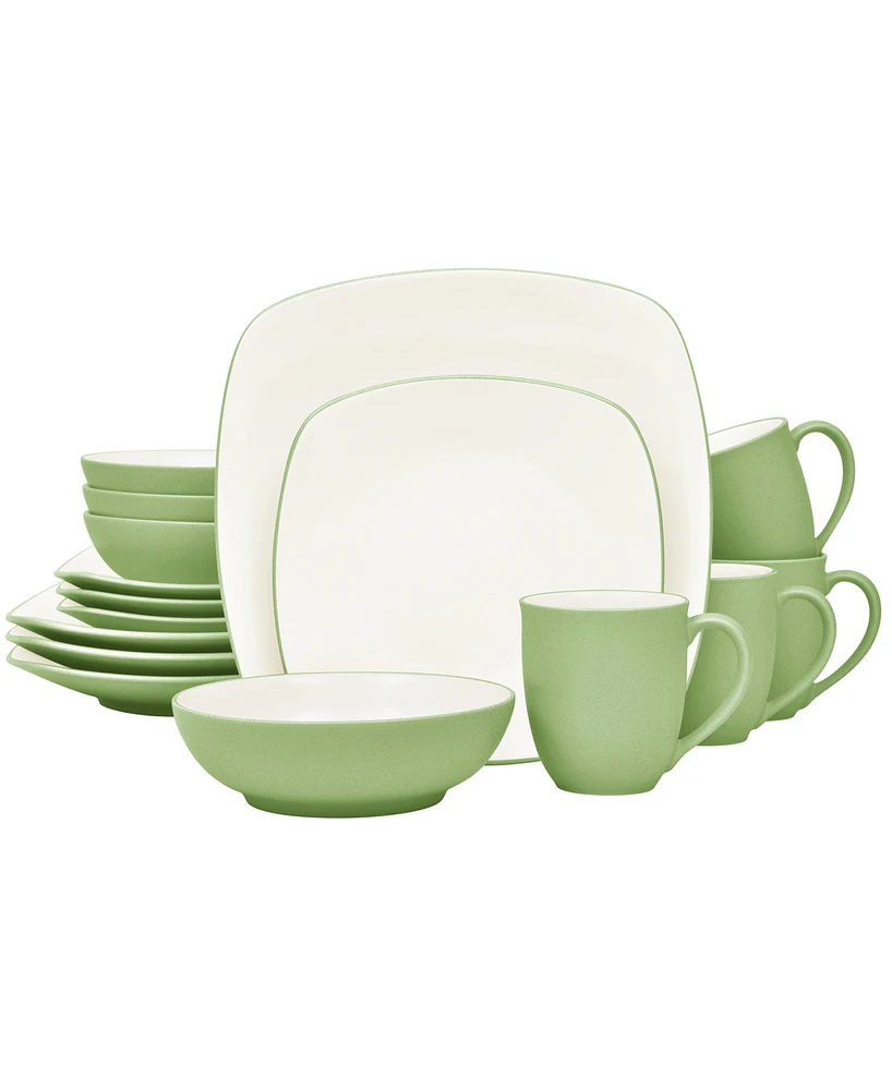 Noritake Colorwave Square 16-Pc. Dinnerware Set