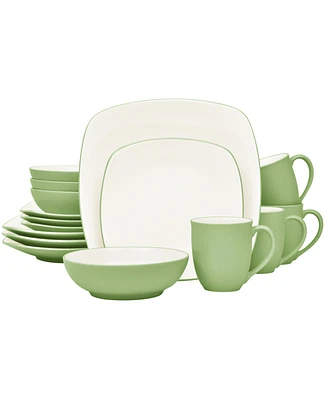 Noritake Colorwave Square 16-Pc. Dinnerware Set