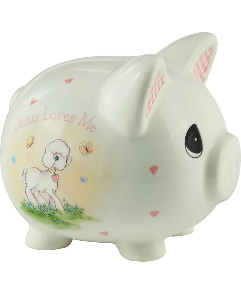 Precious Moments Jesus Loves Me Ceramic Bank