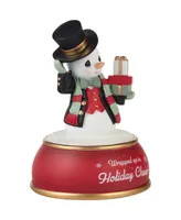Precious Moments Wrapped Up in Holiday Cheer Resin Musical