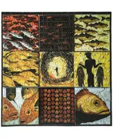 Areyougame.com Wooden Jigsaw Puzzle Set Miami Fish, 413 Pieces
