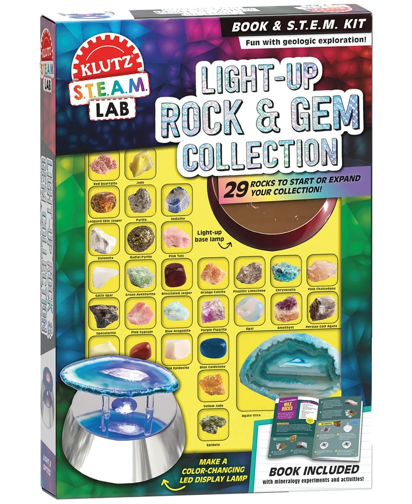 Klutz Light-Up Rock Gem Collection