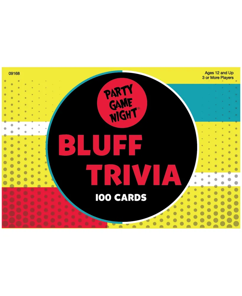 University Games Party Game Night, Bluff Trivia Cards