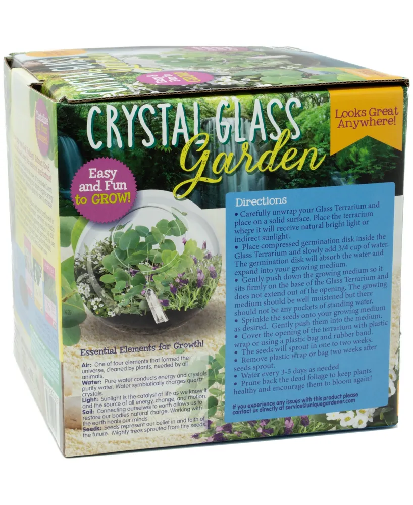 Unique Gardener Glass Terrarium Crystal Glass Garden Plant Kit