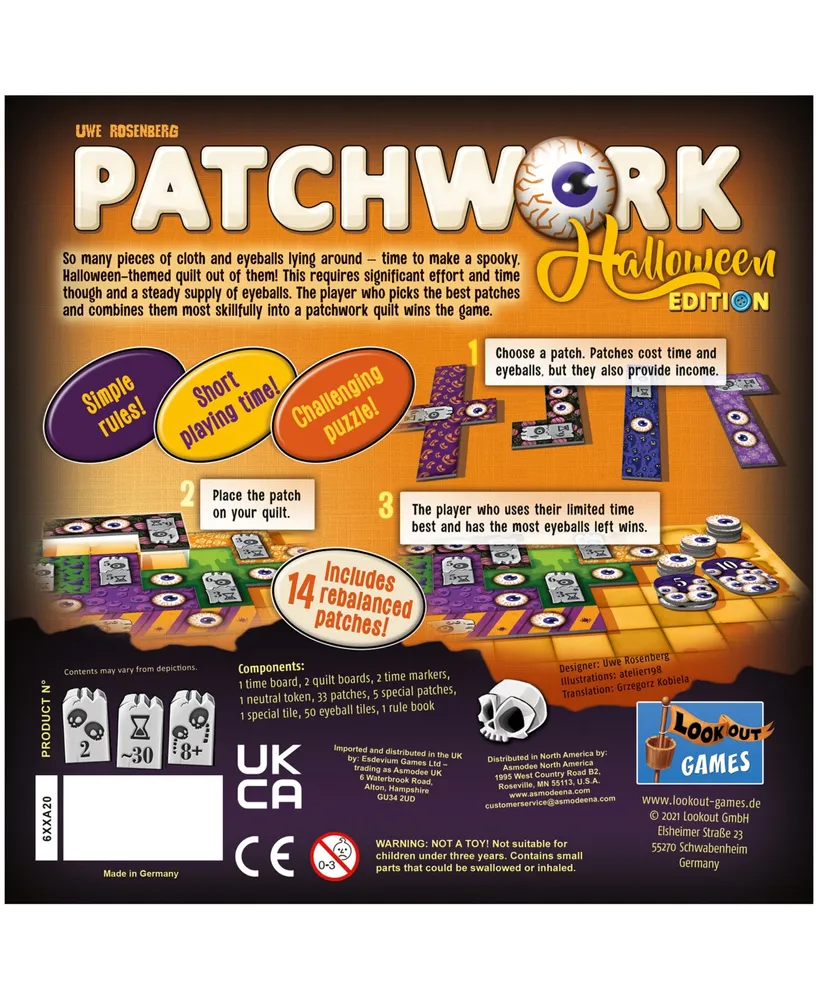 Lookout Games Patchwork Game Halloween Edition