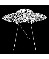 La Pop Art Boys Word T-shirt - Flying Saucer Ufo