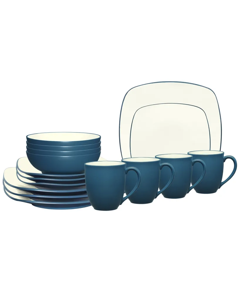 Noritake Colorwave Square 16-Pc. Dinnerware Set, Service for 4