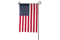 Evergreen American Flag Garden Applique Embroidered Flag 12.5 x 18 Inches Indoor Outdoor Decor