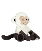 Lambs & Ivy Jungle Party White/Gray Plush Monkey Stuffed Animal Toy - Charlie