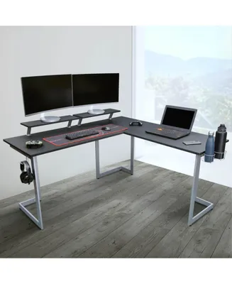 Simplie Fun Warrior L-Shaped Gaming Desk