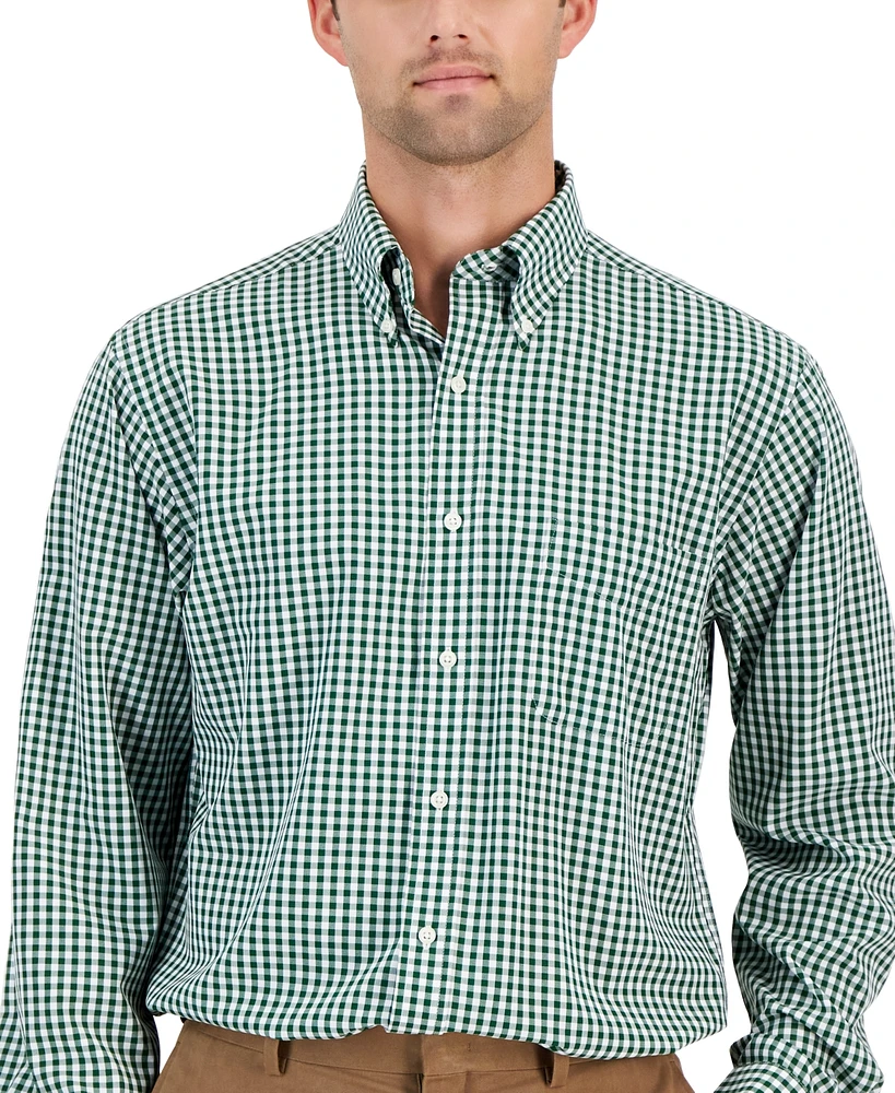 Club Room Men's Regular Fit Traveler Dress Shirt, Created for Macy's