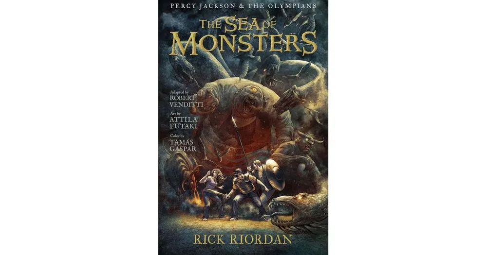 Riordan　The　of　Jackson　Series)　Las　by　Olympians　Americas　The　Rick　(Percy　Plaza　and　Monsters:　Sea　Noble　Novel　the　Barnes　Graphic