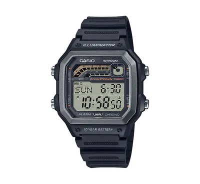 Casio Men's Digital Resin Watch 42.1mm