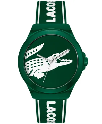 Lacoste Unisex Neocroc Green Silicone Strap Watch 42mm